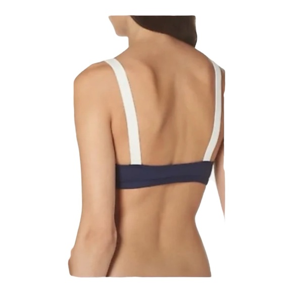 L*Space Farrah Bikini Top in Navy/White NWOT - Picture 3 of 5
